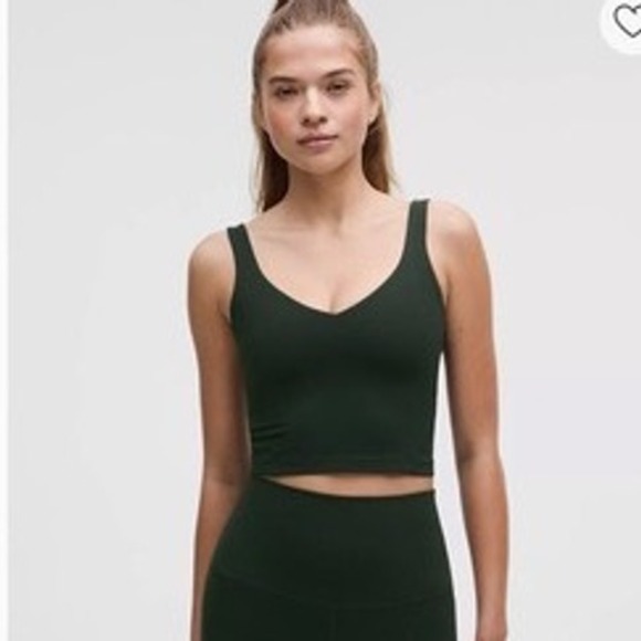 lululemon athletica Tops - Lululemon Align Tank Top Black Cropped Light Support Yoga Top Womens Small